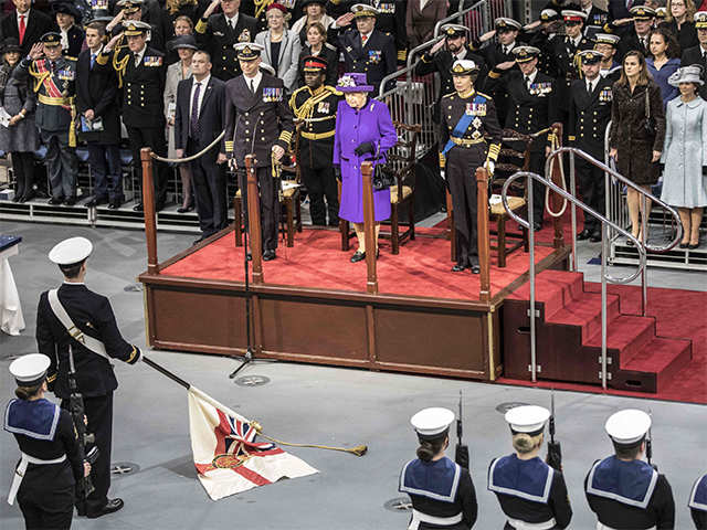 Commissioning of the HMS Queen Elizabeth