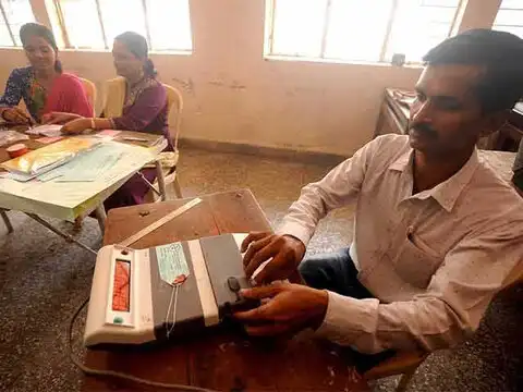 EVMs and polling stations