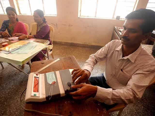 EVMs and polling stations