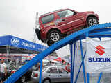 Suzuki car displayed during an auto fair in China