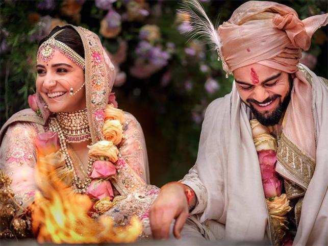 Image result for anushka & virat wedding