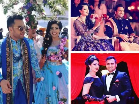 Adel Sajan and Sana Khan