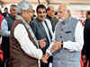 Cementing JDU-BJP ties, Nitish Kumar attends Vijay Rupani's oath-taking ceremony