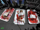 PETA's anti-meat protests