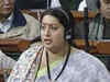 Government not considering banning other commercials: Smriti Irani