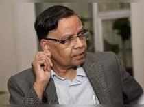 New Delhi : NITI Aayog vice-chairman Arvind Panagariya talking to the media at h...