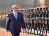 Watch: Netanyahu accorded ceremonial welcome at Rashtrapati Bhawan