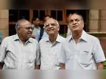Mumbai: Investors watch the stock prices at a screen at BSE