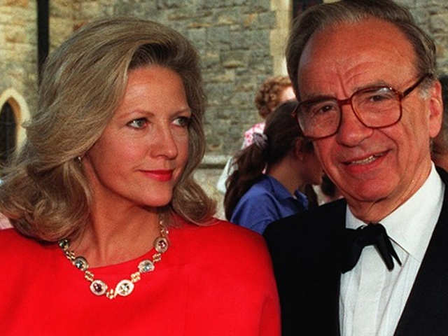 Rupert Murdoch and Anna Torv