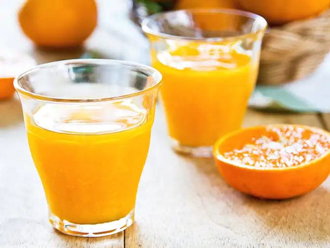 Yes, it is healthy! Drinking 100 per cent fruit juice does not raise blood sugar levels