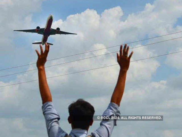 Happy to fly over India