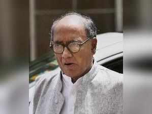 New Delhi: Congress leader Digvijay Singh during the ongoing monsoon session at...