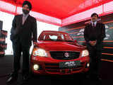 Alto K-10 during its launch in Lucknow