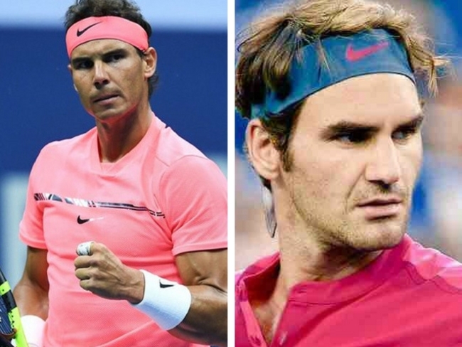 Roger Federer When Rafael Nadal Roger Federer Set Australian Open On Fire With Hot Pink