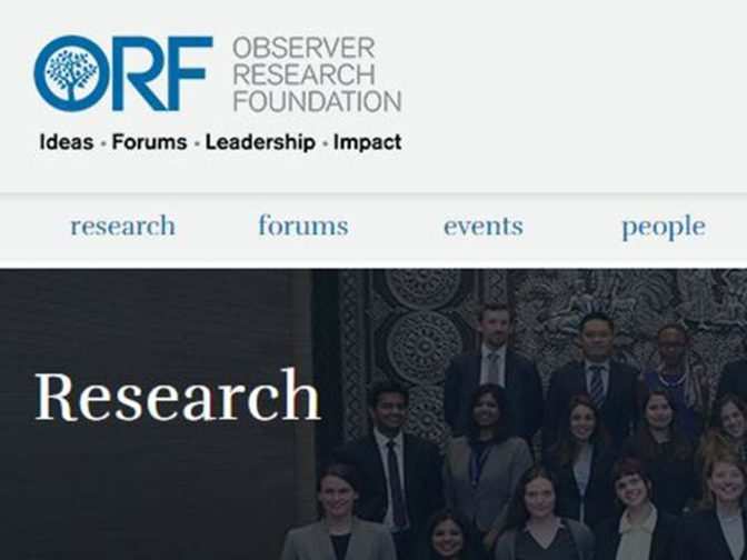 observer research foundation