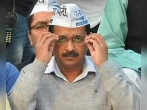 New Delhi: AAP convenor and Delhi Chief Minister Arvind Kejriwal during a conven...