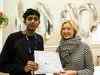 Indian student bags award as 1,000th student at UK college