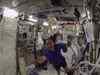 Watch: ISS astronauts show off cool moves in first badminton match in space
