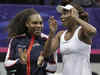 Husband, daughter cheer mommy as Serena Williams makes comeback with sister Venus