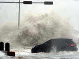 Typhoon Dianmu hits Busan