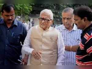 Ranchi: Former Bihar chief minister Jagannath Mishra arrives at a special CBI co...