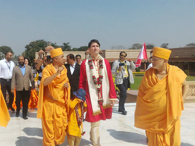 ​Trudeau with religious leaders