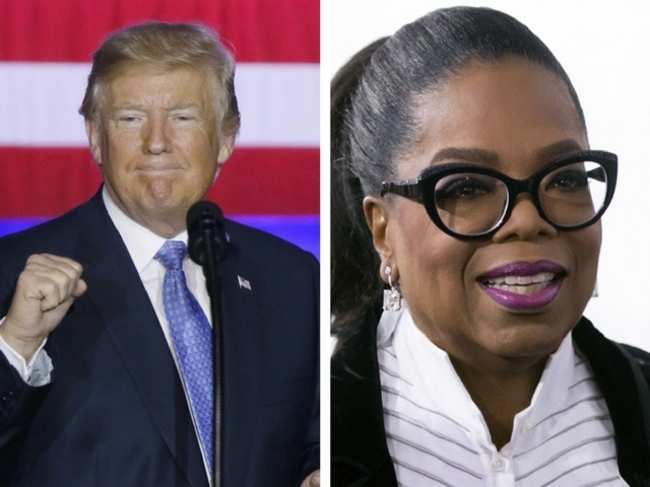 Donald Trump takes dig at Oprah Winfrey, dares her to run for President