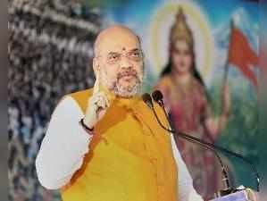 Puttur: BJP President Amit Shah addresses students of Vivekananda Institution in...