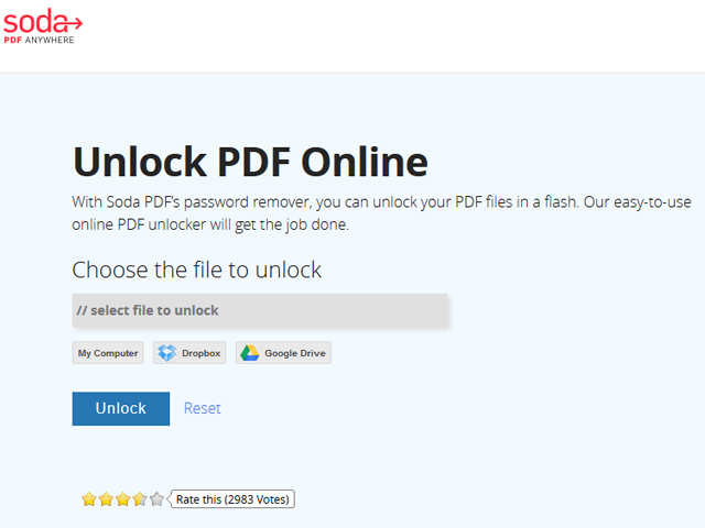 ​3. Unlock pdf files