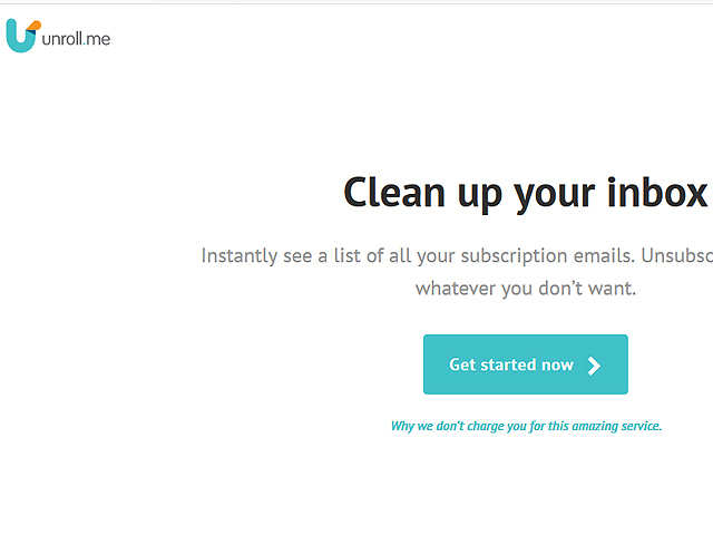 ​1. Get rid of spam email