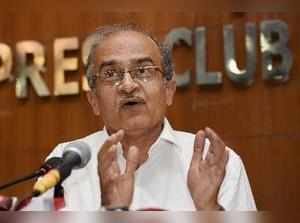 New Delhi: Prashant Bhushan, Member-Secretary of Citizens Whistle Blowers Forum...