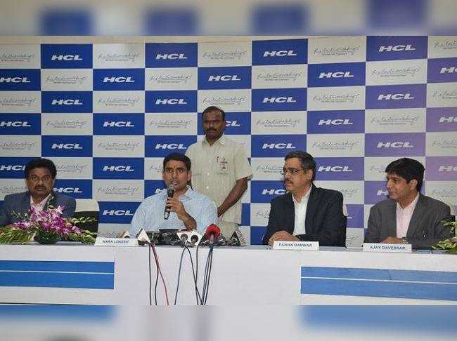Execution of Agreement between GoAP and HCL Technologies Ltd. for R&D Facilities, IT Services and Skill Development Centre in Vijayawada