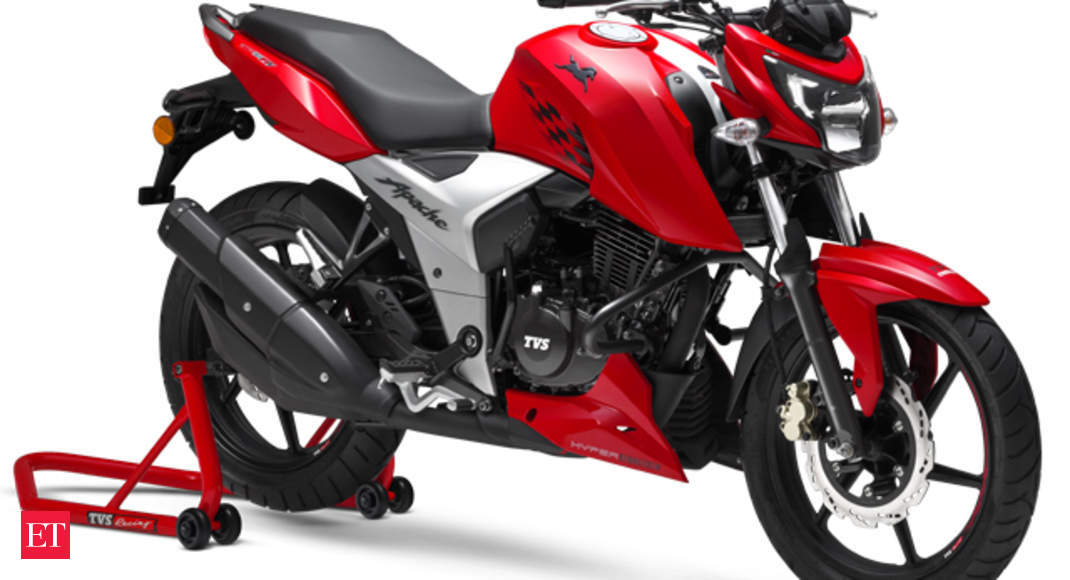 Tvs Motor Tvs Motor Launches 18 Apache Rtr 160 4v At Rs 81 490 Apache Rtr 160 4v Ride Quality The Economic Times