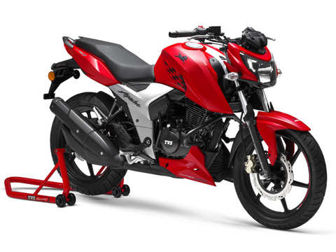 The Looks Tvs Motor Launches 18 Apache Rtr 160 4v At Rs 81 490 The Economic Times