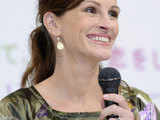 Julia Roberts promoting her latest movie