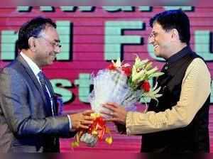 Kolkata:Union Railways and Coal Minister Piyush Goyal being welcome Coal India L...
