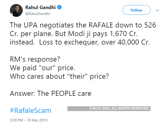 Congress President Rahul Gandhi (on Twitter)