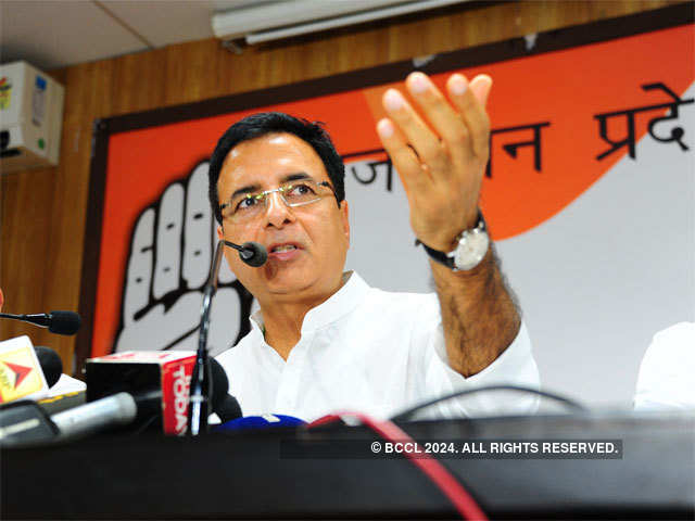Congress' communications department head Randeep Surjewala
