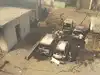 Damaged cars