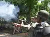 Police fires tear gas shells