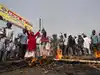 People protest in Amritsar