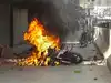 Bike set on fire