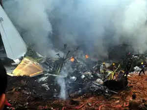 Image result for Military plane crashes near Algiers, scores feared dead