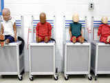 Child-sized crash-test dummies