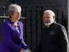 Prime Minister Narendra Modi meets British PM Theresa May