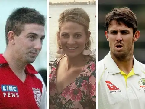 Shaun, Melissa and Mitchell Marsh