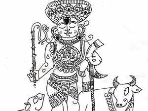 In Hindu mythology, Vishnu is associated with economic activities