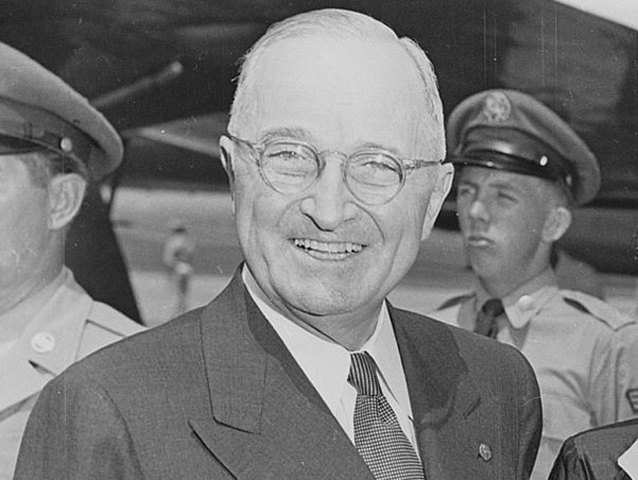 Truman's birthday gift - and dedication