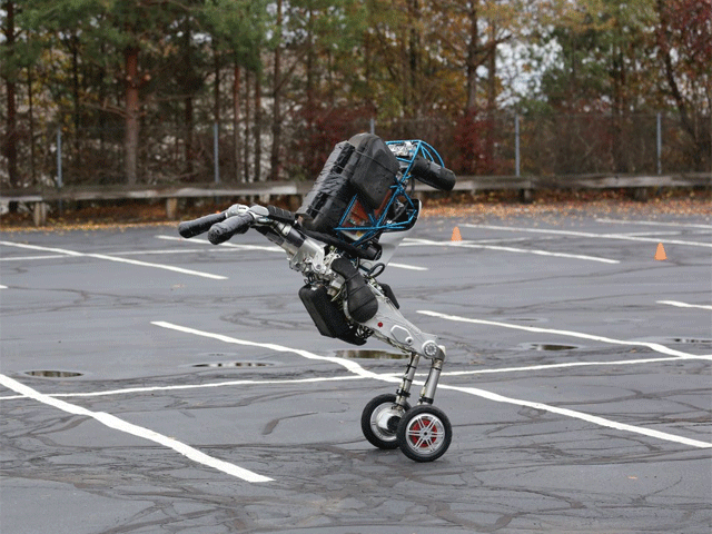 A robot to pick up heavy loads