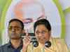 Maya dials Sonia, plays kingmaker to keep BJP at bay in Karnataka